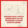 imageSpirograph DieCast Collectors Set  Special Edition Arts and Crafts Kids Toys Art Supplies Craft Supplies Drawing Kit Spiral Art Metal Gear Design Kit Pens Design Sheet Included Ages 8