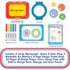 imageSpirograph Electric Machine  Arts and Crafts Kids Toys Art Supplies Craft Supplies Drawing Kit Spiral Art Classic Gear Design Kit Case Pens Design Sheet Included Ages 8Original