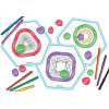 imageSpirograph Neon Drawing Set  Drawing Kit Arts and Crafts Kids Toys Art Supplies Spiral Art Kids Drawing Kit Neon Markers Design Sheet Included ScreenFree Kids Activities Ages 8FUN SHAPES