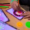 imageSpirograph Neon Drawing Set  Drawing Kit Arts and Crafts Kids Toys Art Supplies Spiral Art Kids Drawing Kit Neon Markers Design Sheet Included ScreenFree Kids Activities Ages 8NEON