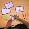imageSpirograph Neon Drawing Set  Drawing Kit Arts and Crafts Kids Toys Art Supplies Spiral Art Kids Drawing Kit Neon Markers Design Sheet Included ScreenFree Kids Activities Ages 8NEON