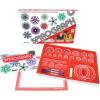 imageSpirograph Retro Deluxe Set  Arts and Crafts Kids Toys Art Supplies Craft Supplies Drawing Kit Spiral Art Reproduction of Classic Gear Design Kit Pens Design Sheet Included Ages 8
