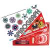 imageSpirograph Retro Deluxe Set  Arts and Crafts Kids Toys Art Supplies Craft Supplies Drawing Kit Spiral Art Reproduction of Classic Gear Design Kit Pens Design Sheet Included Ages 8
