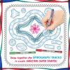 imageSpirograph Super 50th Anniversary Set Arts and Crafts Kids Toys Art Supplies Craft Supplies Drawing Kit Spiral Art Classic Gear Design Kit Case Pens Design Sheet Included Ages 850th Anniversary