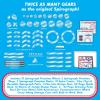 imageSpirograph Super 50th Anniversary Set Arts and Crafts Kids Toys Art Supplies Craft Supplies Drawing Kit Spiral Art Classic Gear Design Kit Case Pens Design Sheet Included Ages 850th Anniversary