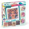 imageFashion Faces Mix ampamp Match Fashion Designer Kit for Girls Kids Arts ampamp Crafts Ages 6 Girls Fashion Hair ampamp Makeup Looks Gifts for 6 Year Old Girl Toys for Girls Little Girl Gifts Fashion PlatesSmall