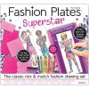 imageFashion Plates Classic  Girls Fashion MixandMatch Drawing Kit Arts and Crafts Coloring Art Supplies Craft Supplies Stencils Crayons Included Create Your Own Fashion Designs Ages 6Superstar