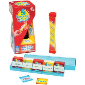 image5 Second Rule Relay  Family Party Game  Electronic Relay Baton  Shout It Out ampamp Pass It Fast  for 2 or More Players for Kids Ages 8 and UpModern