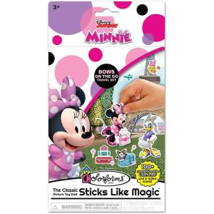 imageColorforms Travel Set Stickers for Kids  Disney Minnie Toys Arts and Crafts Reusable Sticker Book Kids Stickers Toddler Crafts Stickers for Boys Girls Arts ampamp Crafts Craft Supplies Ages 3