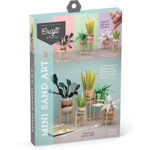 imageCraft Crush Faux Plant Sand Craft Kit  DIY Home Decor for Desk Dresser ampamp Office