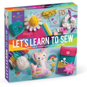 imageCrafttastic Lets Learn to Sew  Mini Sewing Kit Arts and Crafts Art Supplies Embroidery Kit for Beginners Includes Sewing Supplies EasytoFollow Instructions Arts ampamp Crafts Ages 7Lets Learn to Sew Craft Kit