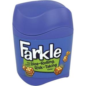 imageFarkle Classic Dice Games  Kids Family Games Travel Game Adult Games Board Game Dice Cup Dice Set Farkle Score Sheets Included Ages 8Classic
