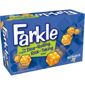 imageFarkle Classic Dice Games  Kids Family Games Travel Game Adult Games Board Game Dice Cup Dice Set Farkle Score Sheets Included Ages 8Classic Set