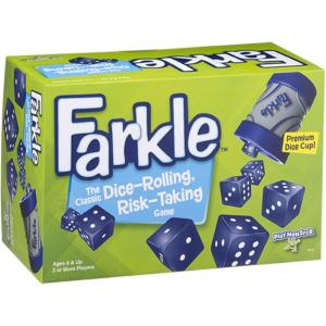 imageFarkle Classic Dice Games  Kids Family Games Travel Game Adult Games Board Game Dice Cup Dice Set Farkle Score Sheets Included Ages 8Premium