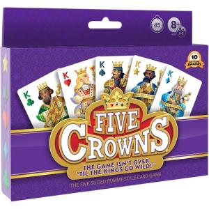 imageFive Crowns Giant Card Games  Jumbo Playing Cards Card Game for Kids and Adults Family Game Night 5 Suited Rummy Style Card Game Ages 8Card Game