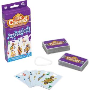 imageFive Crowns Giant Card Games  Jumbo Playing Cards Card Game for Kids and Adults Family Game Night 5 Suited Rummy Style Card Game Ages 8Five Crowns Waterproof