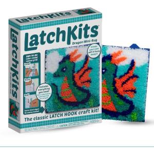 imageLatchKits Latch Hook Kits for Kids  Kids Crafts Arts and Crafts Yarn Art Wall Hanging ampamp MiniRugs Craft Supplies PreCut Yarn Easy Pattern Hook Included Arts ampamp Craft Ages 6 UnicornDragon