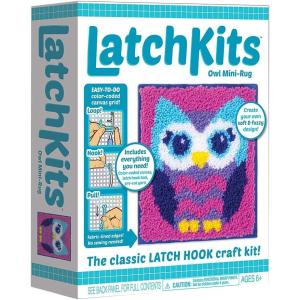 imageLatchKits Latch Hook Kits for Kids  Kids Crafts Arts and Crafts Yarn Art Wall Hanging ampamp MiniRugs Craft Supplies PreCut Yarn Easy Pattern Hook Included Arts ampamp Craft Ages 6 UnicornOwl