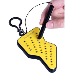imageMagnatab Minis  Sensory Toys Magnetic Drawing Tool Toddler Writing Practice Sensory Play Fidget Toys Stylus Included TravelFriendly Ages 3  CactusLightning Bolt