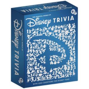 imagePlayMonster The Magical World of Disney Trivia Games  Board Games for Family Night Family Games MultiPlayer Board Game Family Board Game Travel Games Disney Game Ages 6Blue