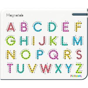imagePlayskool Magnatab  GlowinTheDark  Learning and Sensory Drawing Tool  for Kids Ages 3 and UpA to Z Uppercase