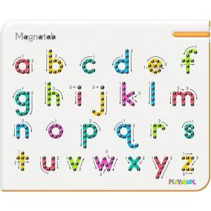 imagePlayskool Magnatab  GlowinTheDark  Learning and Sensory Drawing Tool  for Kids Ages 3 and Upa to z Lowercase