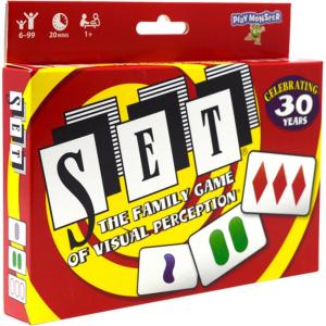 imageSET Enterprises SET  The Family Card Game of Visual Perception  Race to Find The Matches For Ages 881 Cards Rules includedSET