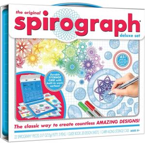 imageSpirograph  Deluxe Set  Spiral Art Drawing Kit  The Classic Way to Make Countless Amazing Designs  For Kids Ages 8Deluxe