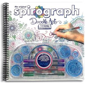 imageSpirograph  Doodle Art Journal  Activity Drawing Kit  with Guided Drawing Templates for Kids 8