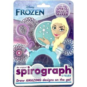 imageSpirograph Cyclex Clip Elsa  Disney  The Easy Way to Make Countless Amazing Designs  Rotating Stencil Wheel  Travel Ages 5Elsa