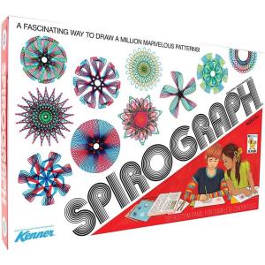 imageSpirograph Retro Deluxe Set  Arts and Crafts Kids Toys Art Supplies Craft Supplies Drawing Kit Spiral Art Reproduction of Classic Gear Design Kit Pens Design Sheet Included Ages 8