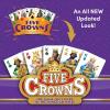 imagePlayMonster Five Crowns Card Game and Five Crowns Double Sided 130 Sheet Scorepad Bundle  5 Suited RummyStyle Card Game for Adults and Kids  for Ages 8Card Game