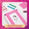 imagePlayMonster Fashion Plates Disney Princess  MixandMatch Drawing Kit Arts and Crafts Coloring Art Supplies Craft Supplies Stencils Crayons Included Create Your Own Designs Ages 6Disney