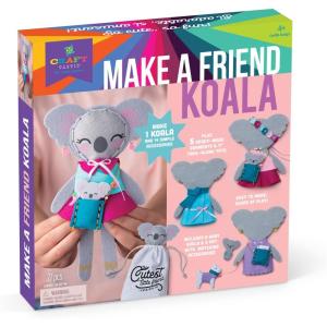 imageCraftTastic Make a Friend Koala Kids Crafts Ages 68 Arts ampamp Crafts for Kids 46 Koala Craft Kit Spring Crafts for Kids Travel Activities for Kids Kids Sewing KitCasual
