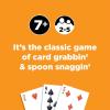 imageSpoons Card Games for Kids  Spoons Game Deck of Cards Fun Family Games for Kids and Adults Playing Cards Game Night Travel Games 35 MultiPlayer Card Game Games for Adults Ages 7Spoon