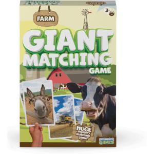 imageGiant Matching Game Jungle  Summer Toys  Game Night  Travel Games  Memory Learning Game  Jumbo Playing Cards  Ages 3Farm