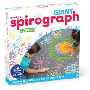 imageSpirograph Giant Outdoor Arts and Crafts Outdoor Toys Kids Toys Art Supplies Craft Supplies Drawing Kit Spiral Art Classic Gear Design Kit Markers Ages 8