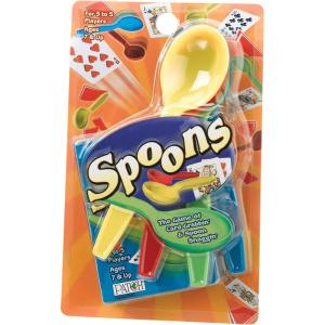 imageSpoons Card Games for Kids  Spoons Game Deck of Cards Fun Family Games for Kids and Adults Playing Cards Game Night Travel Games 35 MultiPlayer Card Game Games for Adults Ages 7Spoon