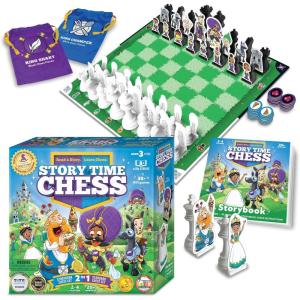 imageStory Time Chess  Chess Sets for Kids Kids Chess Set Chess Game Toddlers Learning Games for Kids Chess Sets for Boys amp GirlsStory Time Chess