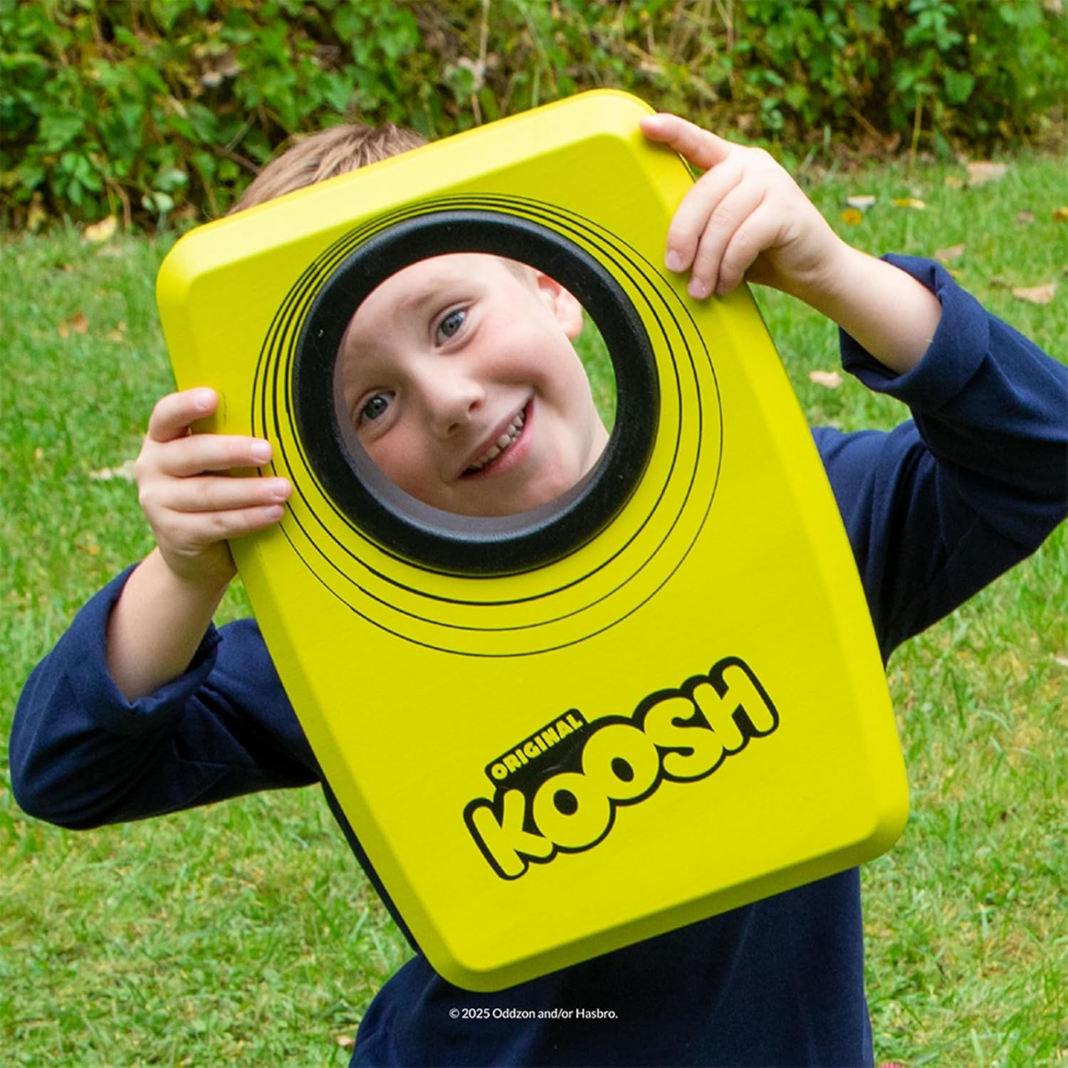 image:imageKoosh Cornhole Set for Kids Outdoor Toys for Kids Koosh Balls Included  Perfect for Beginners Preschool Toys Easy Storage 2 Kornhole Board 6 Koosh Balls Included Holiday Game American ThemedSingle Yellow Cornhole