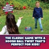 image:imageKoosh Cornhole Set for Kids Outdoor Toys for Kids Koosh Balls Included  Perfect for Beginners Preschool Toys Easy Storage 2 Kornhole Board 6 Koosh Balls Included Holiday Game American ThemedSingle USA Cornhole