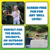 image:imageKoosh Paddle Playset Beach Toys Outdoor Games for Kids Fidget Toys 4  Koosh Ball Included Lightweight Summer Outdoor Toys MultiPlayer bouncing surface Kids Toys America ThemedNeon