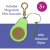 image:imageMagnatab A to Z Uppercase Drawing  Sensory Toys Magnetic Drawing Tool Toddler Writing Practice Sensory Play Fidget Toys Stylus Included TravelFriendly Ages 3Avocado