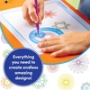 image:imageSpirograph Lunchbox  Arts and Crafts Kids Toy  Art Supplies  Craft Supplies  Drawing Kit  Spiral Art  Classic Gear Design Kit  Case Pens Design Sheet Included Ages 8Spiro Markers