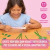 image:imageLets Learn Pipe Cleaner Art  Thick Pipe Cleaners Craft Supplies  Kids Toys  Art Supplies  Craft Supplies  Beginner to Advance Kit to Make Your Own Flowers Ages 5Learn Pipe Cleaner Art