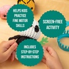image:imageLets Learn Pipe Cleaner Art  Thick Pipe Cleaners Craft Supplies  Kids Toys  Art Supplies  Craft Supplies  Beginner to Advance Kit to Make Your Own Flowers Ages 5Learn to Knit