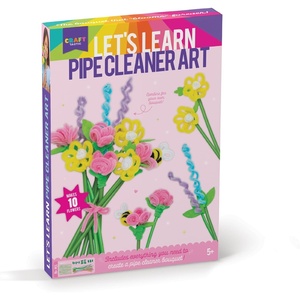 image:imageLets Learn Pipe Cleaner Art  Thick Pipe Cleaners Craft Supplies  Kids Toys  Art Supplies  Craft Supplies  Beginner to Advance Kit to Make Your Own Flowers Ages 5Learn Pipe Cleaner Art