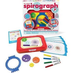 image:imageSpirograph Disney Jr Toddler Arts and Crafts Drawing Art Kit Toddler Activities Drawing Pad Jumbo Gears Washable Markers Unleash Your Child Inner Artist Ages 3Original